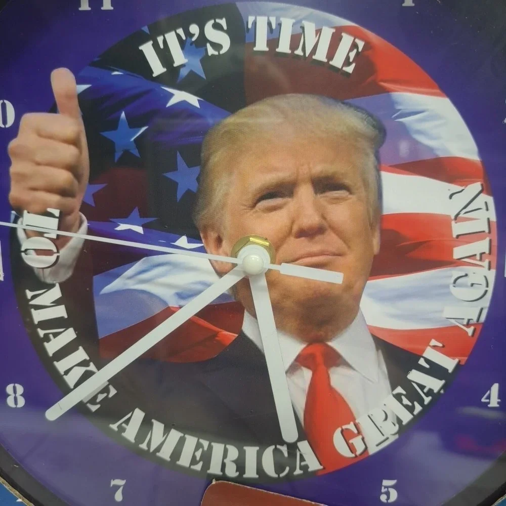 ASTV President Donald Trump Talking Clock! Let's Make America Great Again! NEW